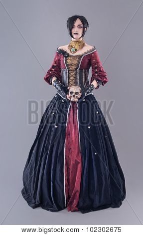 Dark gothic woman