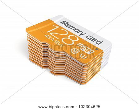 Memory Micro Sd Card Stack