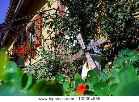 Old Alsacien House In Small Village