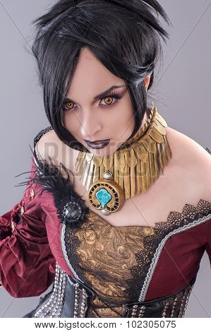 Dark gothic woman