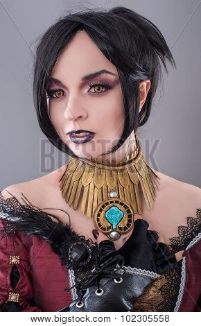 Dark gothic woman