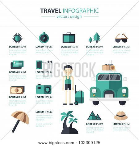 Travel Preparation Infographics