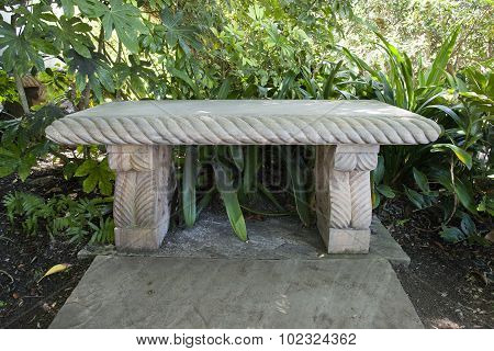 Bench In Garden