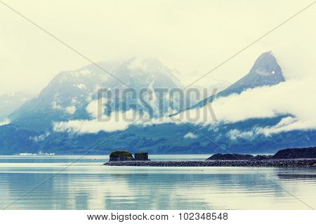Mountain in Alaska, Valdez, USA