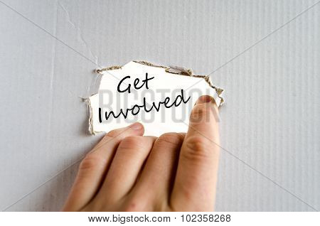 Get Involved Text Concept