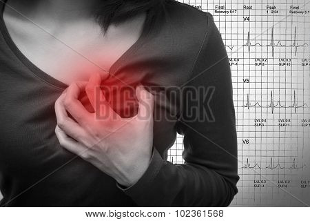 Woman Acute Pain