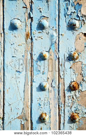 Dirty Stripped Paint In The Blue Red