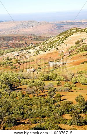 Dades Valley In Atlas Moroco   Nobody