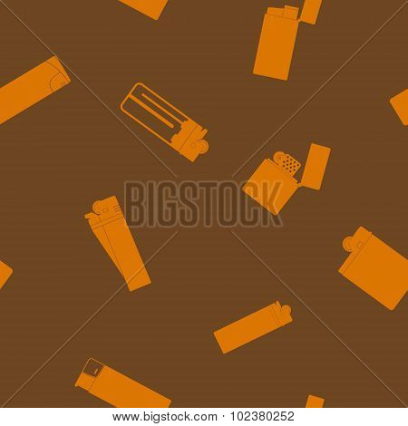 Seamless background with  lighter