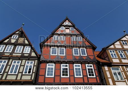 Half-timbered houses