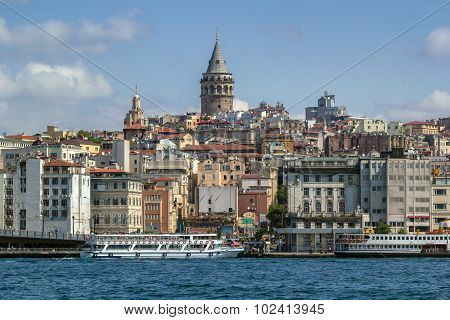 View Of  Istanbul Beyoglu Area
