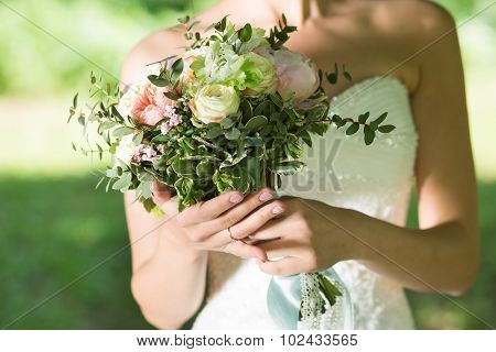 Beautiful wedding bouquet