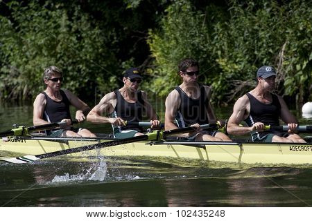 HENLEY, ENGLAND. 03-07-2010.  Power House R.C., AUS in action on day 4 of the Henley Royal Regatta 2010 held on the River Thames.  