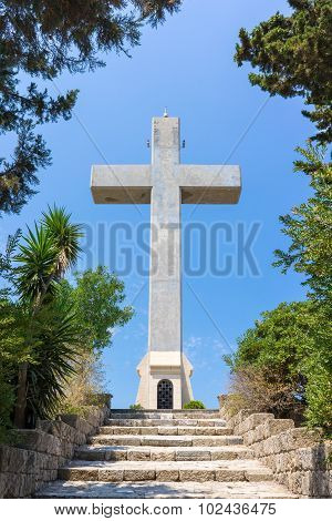 Cross At Filerimos Rhodes