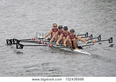 HENLEY, ENGLAND. 04-07-2010.  Waiariki R.C., NZL on day 5 of the Henley Royal Regatta 2010 held on the River Thames.  