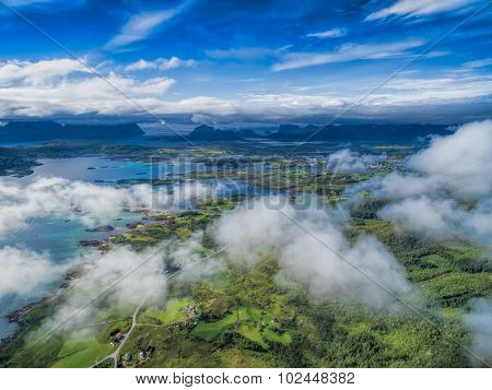 Leknes From Air