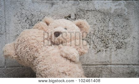 Teddybears hugging