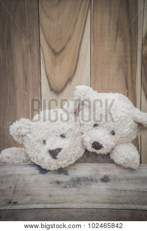 Teddybears playing