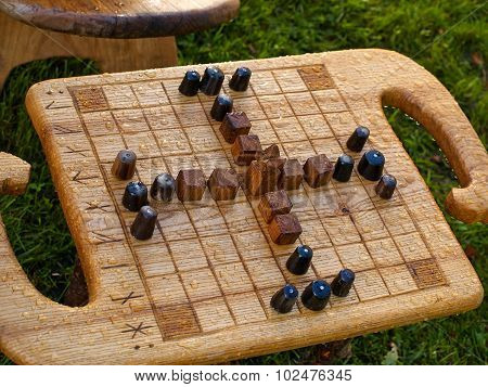 Old Medieval Board Game