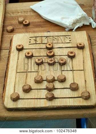 Old Medieval Board Game