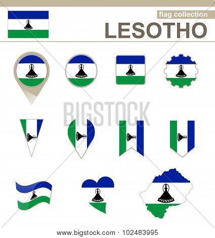 Lesotho Flag Collection