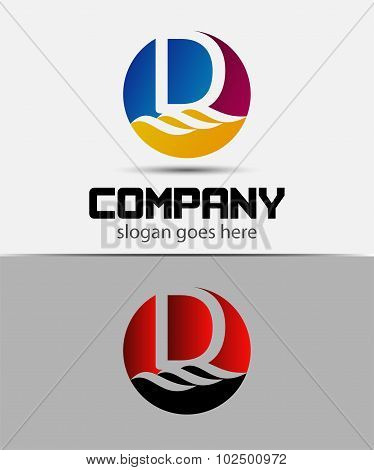 Abstract Letter d Icon