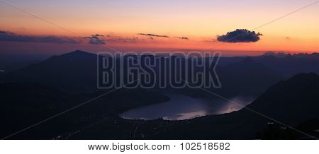 Sunrise Over Lake Vierwaldstattersee