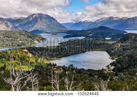 View Of The Lakes, Bariloche, Argentina