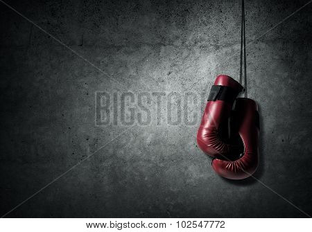 Boxing sport concept