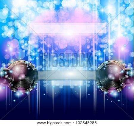 Disco Club Flyer Template for your Music Nights Event. Ideal for TEchno Music, Hip Hop and House Performance Posters and flyers for Discotheques and night clubs.