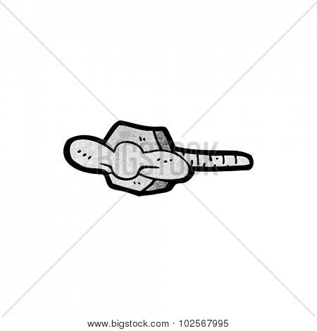 cartoon nut and bolt