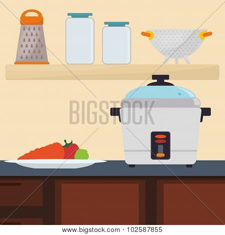 Home Kitchen icons design