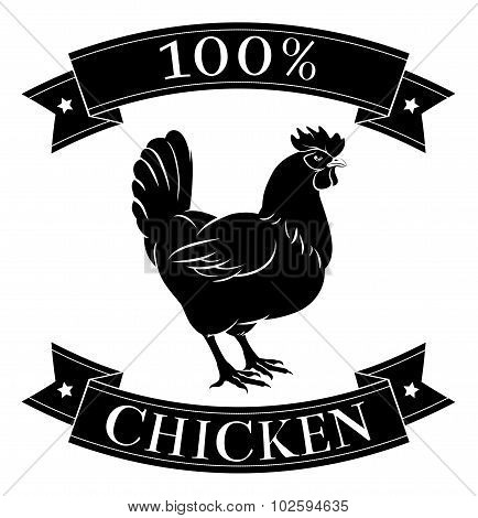 100 Percent Chicken Food Label