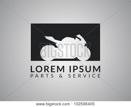 Motorcycle Concept Logo Template.
