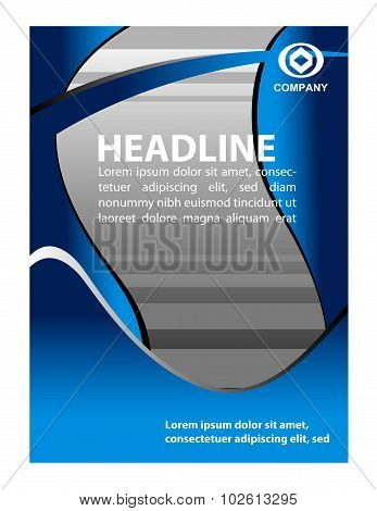 Flyer or Cover Design - Business Vector