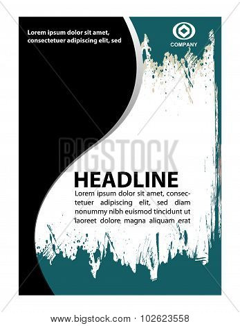 Flyer or Cover Design - Business Vector