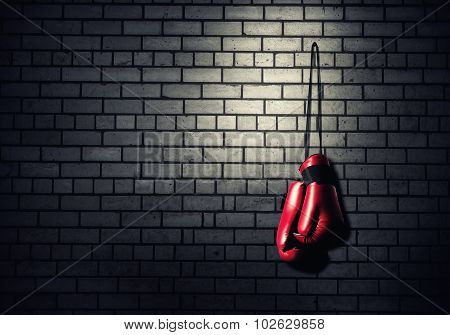 Boxing sport concept