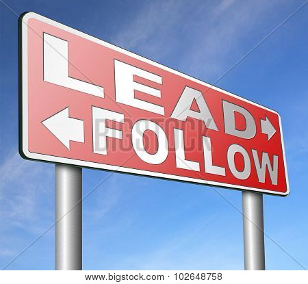 Follow Or Lead