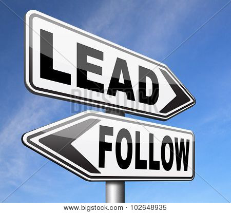Follow Or Lead