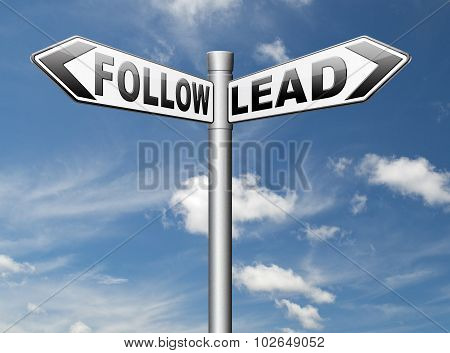Follow Or Lead