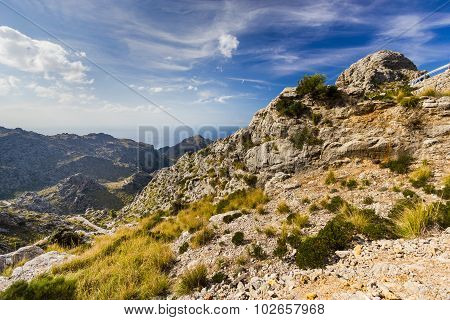 Beautiful View Of Sa Calobra On Mallorca Island, Spain