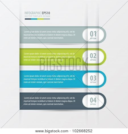 Rounded, Modern Infographics Banner.