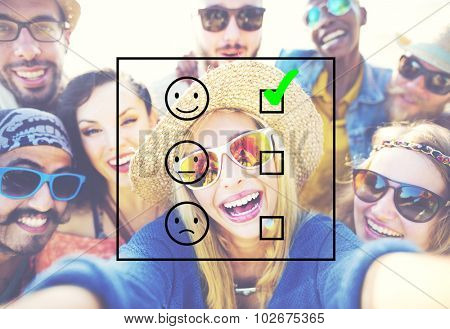 Evaluate Evaluating Evaluation Statistics Questionnaire Concept