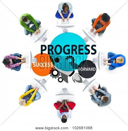 Progress Growth Development Improvement Concept