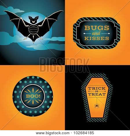 Halloween graphic set