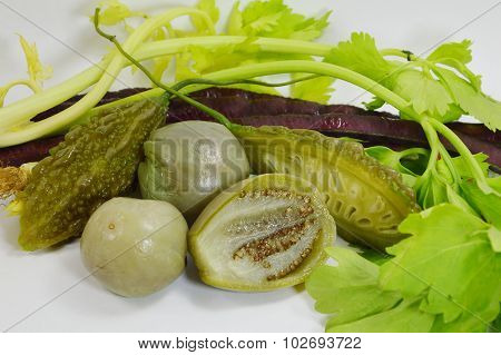 Thai vegetable and herb