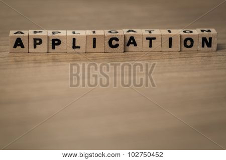 Application In Wooden Cubes