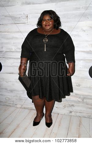LOS ANGELES - SEP 24:  Gabourey Sidibe at the VIP Sneak Peek Of go90 Social Entertainment Platform at the Wallis Annenberg Center for the Performing Arts on September 24, 2015 in Los Angeles, CA