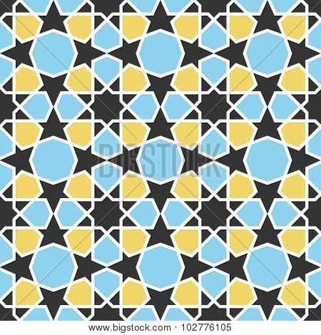 Arabic pattern. Seamless vector background.