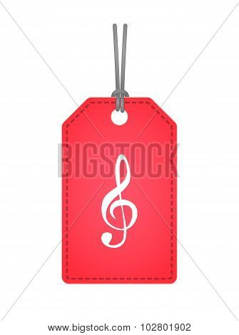 Isolated Label Icon With